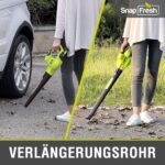 Kabelloser 20V Laubbläser mit Akku und Ladegerät für Rasenpflege