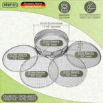 Siebmeister 5000: 5-in-1 Gartensieb, 5 Siebeinsätze, Ø 3-12 mm, Metall, rostgeschützt