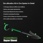 Hammersmith Rayzer All-in-One Spaten - Robust & Effizient - Perfekt für Steinige Böden!