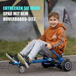 EVERCROSS 6,5 Zoll Bluetooth Hoverboard mit Sitz und Pedallichtern – Bild 6