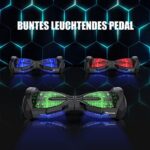 EVERCROSS 6,5 Zoll Bluetooth Hoverboard mit Sitz und Pedallichtern – Bild 3