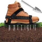Ohuhu Rasenlüfter Schuhe Nagelschuhe mit Klettverschluss Kostenlose Installation