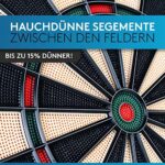 lektronische Dartscheibe - Dartboard mit 6 Darts [kabellos nutzbar] - Innovativer Dartautomat mit 65 Varianten - Dart für 1 bis 8 Spieler