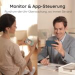 BOIFUN Babyphone mit Kamera (2K) – 5" Monitor, WLAN, 360° PTZ, 4x Zoom, Nachtsicht & Smart-Erkennung – Bild 2