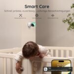 BOIFUN Babyphone mit Kamera (2K) – 5" Monitor, WLAN, 360° PTZ, 4x Zoom, Nachtsicht & Smart-Erkennung – Bild 6