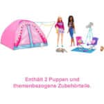 Barbie Let's Go Camping Zelt, 2 Puppe