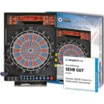 Elektronische Dartscheibe Dartona JX2000 Turnier Pro - | Dartscheibe elektronisch | Turnierscheibe mit 41 Spielen und über 200 Varianten