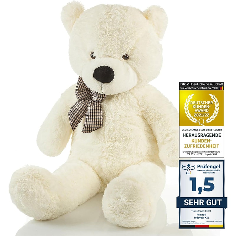 Feluna Riesen Teddybär weiss
