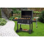 tepro Holzkohlegrill (Grillwagen) Toronto XXL mit leichtgängigem Deckel inkl. Thermometer