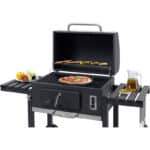 tepro Holzkohlegrill (Grillwagen) Toronto XXL mit leichtgängigem Deckel inkl. Thermometer