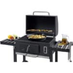 tepro Holzkohlegrill (Grillwagen) Toronto XXL mit leichtgängigem Deckel inkl. Thermometer