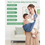 Mumgaroo Babytrage – Multifunktional für Neugeborene bis 15 kg (0-36 Monate)