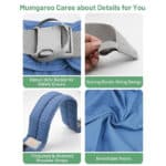 Mumgaroo Babytrage – Multifunktional für Neugeborene bis 15 kg (0-36 Monate)