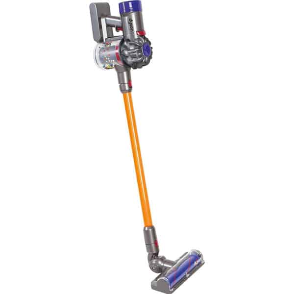 Casdon Dyson kabelloser Staubsauger Interaktiver & offiziell lizenzierter Dyson Spielzeugstaubsauger für Kinder ab 3 Jahren Realistischer Rollenspielspass