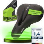 VELMIA Fahrradsattel – Maximaler Fahrkomfort mit 3-Zonen-Konzept und ShockAbsorb Federung!