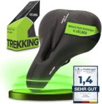 VELMIA Fahrradsattel – Maximaler Fahrkomfort mit 3-Zonen-Konzept und ShockAbsorb Federung!