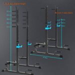 Multifunktionales Squat Rack – Höhenverstellbarer Hantelständer für Zuhause