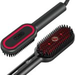 TYMO Ionic Plus Haarglätterbürste – 16 Temp., LCD, Dual-Voltage, Frizz-Free