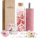 waterdrop® Muttertagsgeschenk – Starter Set mit Glass Bottle + 18 Microdrinks in 6 fruchtigen Sorten