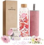 waterdrop® Muttertagsgeschenk – Starter Set mit Glass Bottle + 18 Microdrinks in 6 fruchtigen Sorten