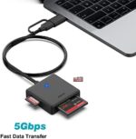 Speicherkartenleser, BENFEI 4 in 1 USB USB-C auf SD Micro SD MS CF Kartenleser Adapter