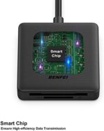 Speicherkartenleser, BENFEI 4 in 1 USB USB-C auf SD Micro SD MS CF Kartenleser Adapter
