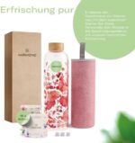 waterdrop® Muttertagsgeschenk – Starter Set mit Glass Bottle + 18 Microdrinks in 6 fruchtigen Sorten