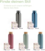 waterdrop® Muttertagsgeschenk – Starter Set mit Glass Bottle + 18 Microdrinks in 6 fruchtigen Sorten