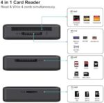 Speicherkartenleser, BENFEI 4 in 1 USB USB-C auf SD Micro SD MS CF Kartenleser Adapter