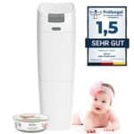 Spross Baby Windeleimer mit Nachfüllkassette – geruchsdicht, Einhandbedienung