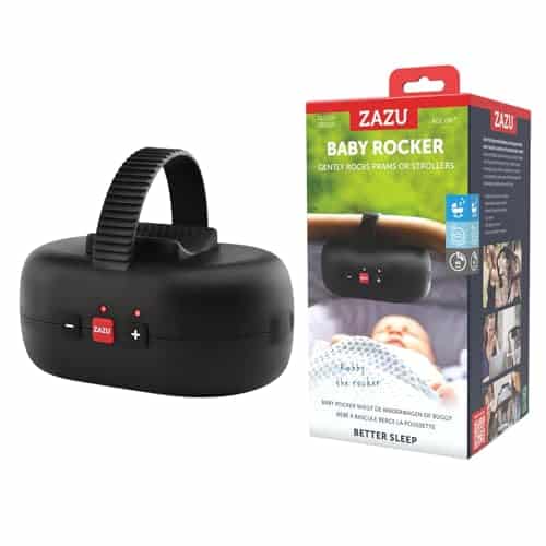 ZAZU Robby Kinderwagenschaukler - Automat. Babywippe, Verstellbare Stärke