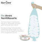 Spross Baby Windeleimer mit Nachfüllkassette – geruchsdicht, Einhandbedienung