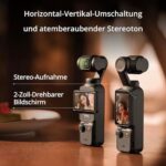 DJI Osmo Pocket 3 - 4K Vlogging-Kamera mit 3-Achsen-Stabilisierung und 1-Zoll-CMOS