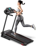 Sportstech F10 Laufband Klappbar – App-Funktion, Schmierung, 13 Programme, 10 km/h, 120 kg