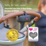 ZAZU Robby Kinderwagenschaukler - Automat. Babywippe, Verstellbare Stärke