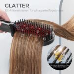 TYMO Ionic Plus Haarglätterbürste – 16 Temp., LCD, Dual-Voltage, Frizz-Free