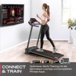 Sportstech F10 Laufband Klappbar – App-Funktion, Schmierung, 13 Programme, 10 km/h, 120 kg