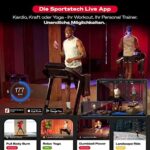 Sportstech F10 Laufband Klappbar – App-Funktion, Schmierung, 13 Programme, 10 km/h, 120 kg