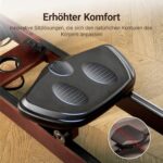 MERACH Wasser-Rudergerät aus Massivholz, Bluetooth-Monitor, Ergonomischer Sitz, 150kg Belastbar