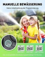 RAINPOINT Bewässerungscomputer mit 2 ausgängen Gesteuerten Ausgängen