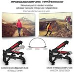 Sportstech 2in1 Twister Stepper STX300 - Power Ropes, Dreh- & Sidestepper, Multifunktions-Display
