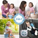 Kinder-Toilettensitz 3-in-1 - Faltbar, tragbar, Anti-Rutsch-Design
