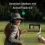DJI Osmo Mobile 6 – 3-Achsen Gimbal, Tragbar & Faltbar, Integrierter Verlängerungsstab, Objektverfolgung, Vlogging & Social Media