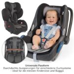 Atmungsaktive Sommer-Sitzeinlage für Kinderwagen, Buggy & Kindersitz - Kühlt und schützt vor Flecken