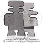 Atmungsaktive Sommer-Sitzeinlage für Kinderwagen, Buggy & Kindersitz - Kühlt und schützt vor Flecken