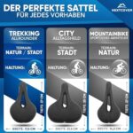 NEXTCOVER® Fahrradsattel - Maximaler Komfort mit Memory-Foam 2.0 & Volume-Air Federung