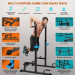 Multifunktionales Squat Rack – Höhenverstellbarer Hantelständer für Zuhause