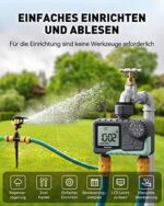 RAINPOINT Bewässerungscomputer mit 2 ausgängen Gesteuerten Ausgängen