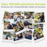 VELMIA Fahrradsattel – Maximaler Fahrkomfort mit 3-Zonen-Konzept und ShockAbsorb Federung!