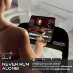 Sportstech F10 Laufband Klappbar – App-Funktion, Schmierung, 13 Programme, 10 km/h, 120 kg